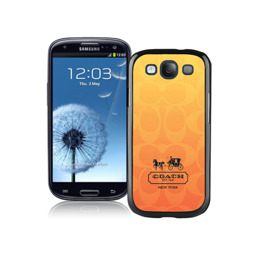 Coach In Signature Orange Samsung Galaxy S3 9300 BGS - Click Image to Close